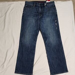 Lucky Brand Men's Dark Blue Straight Jeans